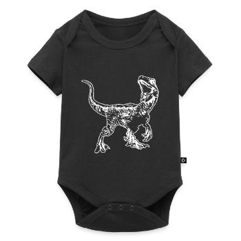 Velociraptor - Baby Premium short-sleeve bodysuit - black - Front