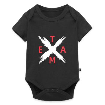 Team Cross Crew Crew - Baby Premium short-sleeve bodysuit - black - Front