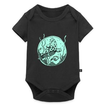 Beste Freunde - Baby Premium Kurzarmbody - Schwarz - Vorne