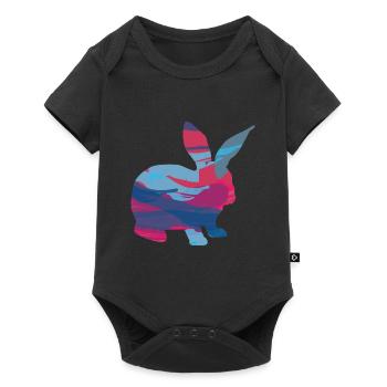 Rabbit Rabbit Rabbit - Baby Premium short-sleeve bodysuit - black - Front