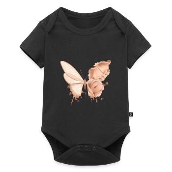 Papillon - Body à manches courtes Premium Bébé - noir - Devant