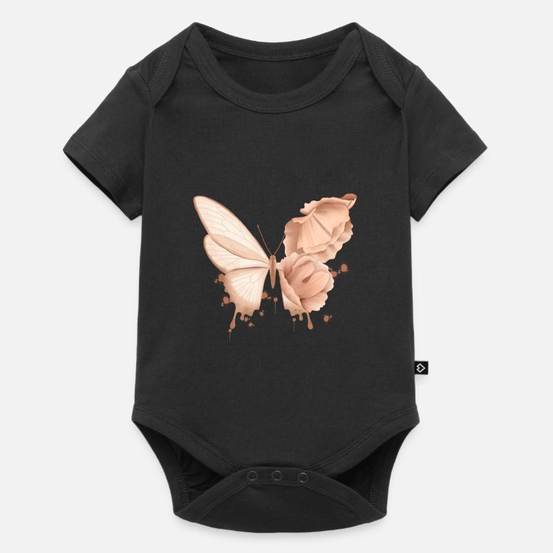 Papillon - Body à manches courtes Premium Bébé - noir