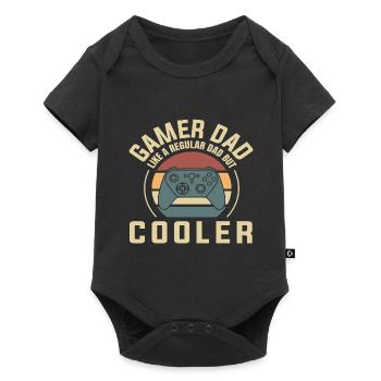 Meilleur père - Body à manches courtes Premium Bébé - noir - Devant