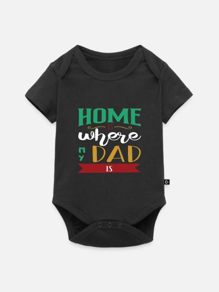 Father's Day - Baby Premium short-sleeve bodysuit - black