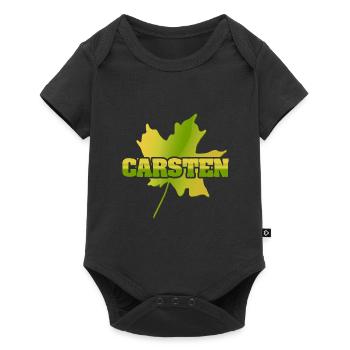 Gift for Carsten - Baby Premium short-sleeve bodysuit - black - Front