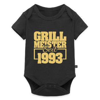 Sommerfest 1993 - Baby Premium Kurzarmbody - Schwarz - Vorne