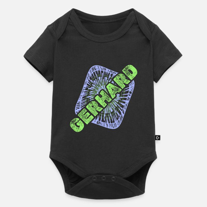 Gerhard als Gerhard - Baby Premium Kurzarmbody - Schwarz