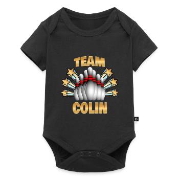 Cadeau pour Colin - Body à manches courtes Premium Bébé - noir - Devant