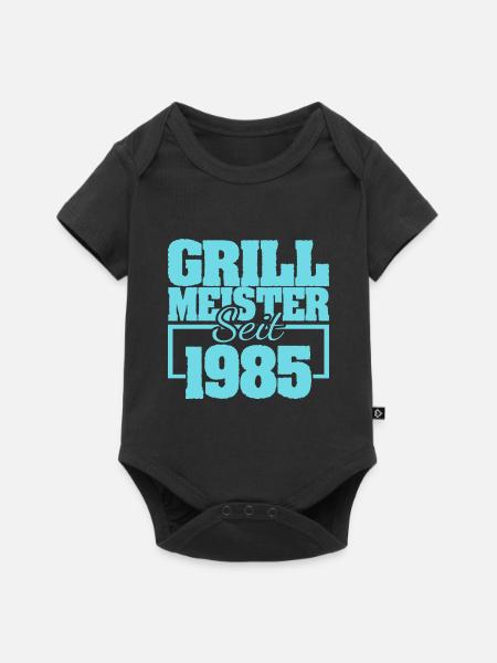 Sommerfest 1985 - Baby Premium Kurzarmbody - Schwarz