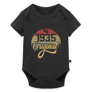 Original 1935 Vintage - 1935 Birthday Gift - Baby Premium short-sleeve bodysuit - black - Front