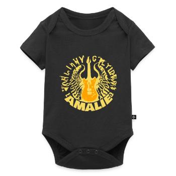 Guitare Amalie - Body à manches courtes Premium Bébé - noir - Devant