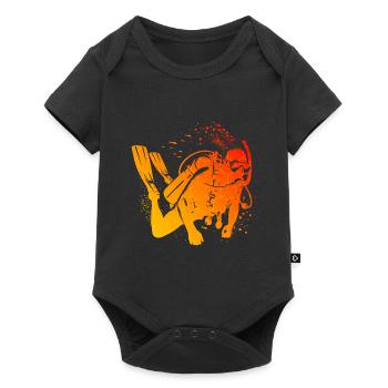 Plongée sous-marine Scuba Tauchen Plongée Tauchen - Body à manches courtes Premium Bébé - noir - Devant