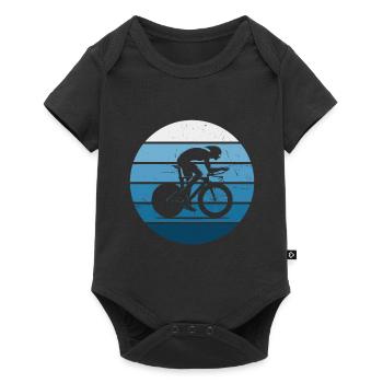Road Cyclist Road Bike Road Bike Road Bike Road Bike - Baby Premium short-sleeve bodysuit - black - Front