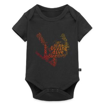 Scuba Diver Scuba Diver Diver Scuba Diving - Baby Premium short-sleeve bodysuit - black - Front