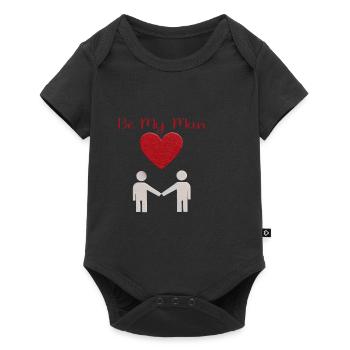 Love Message Silhouette - Baby Premium short-sleeve bodysuit - black - Front