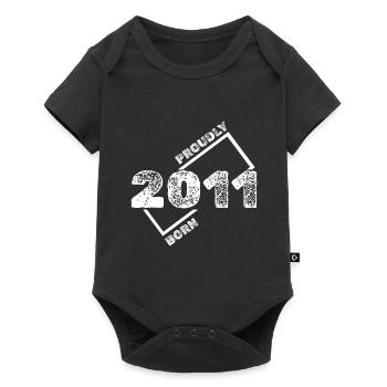 2011 - Baby Premium short-sleeve bodysuit - black - Front