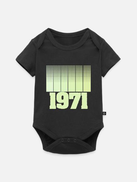 Spielfeld 1971 - Baby Premium Kurzarmbody - Schwarz