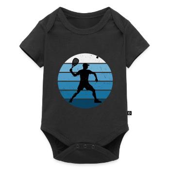 Pickleball Racquetball Women's Pickleball - Baby Premium short-sleeve bodysuit - black - Front