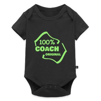 Coach as a profession - Baby Premium short-sleeve bodysuit - black - Front