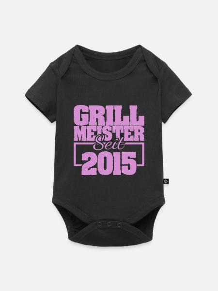 2015 - Baby Premium Kurzarmbody - Schwarz
