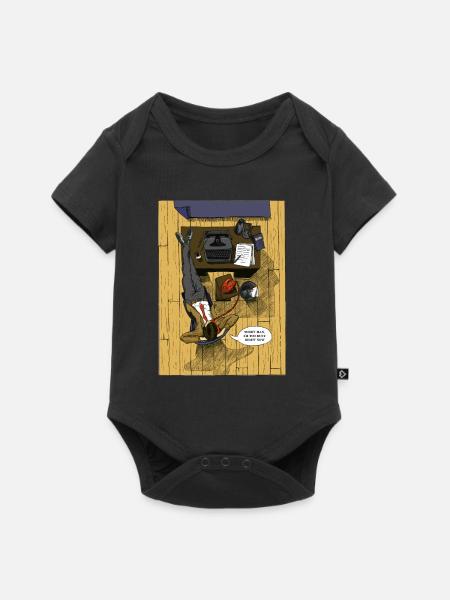 Beschäftigter Mann - Baby Premium Kurzarmbody - Schwarz
