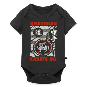 Shotokan Karate Shirt - Baby Premium short-sleeve bodysuit - black - Front