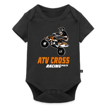 Quad Racing - ATV Racer - Baby Premium short-sleeve bodysuit - black - Front