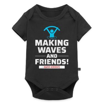 Water Aerobics Aquatic fitness Aqua Exercise - Baby Premium short-sleeve bodysuit - black - Front