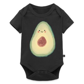 Sweet avocado for kids | Babies | Adults - Baby Premium short-sleeve bodysuit - black - Front