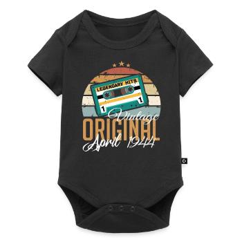 Les légendes sont nées en avril 1944 Cadeau - Body à manches courtes Premium Bébé - noir - Devant