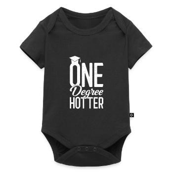 One Degree hotter College Gift Uni 2021 - Baby Premium short-sleeve bodysuit - black - Front