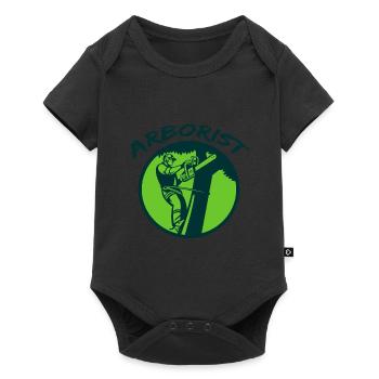Arborist bois sort bois cadeau profession - Body à manches courtes Premium Bébé - noir - Devant