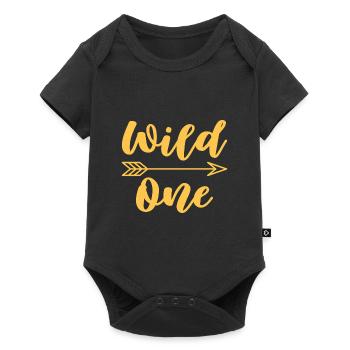 Sauvage One anniversaire cadeau enfants 1 année - Body à manches courtes Premium Bébé - noir - Devant