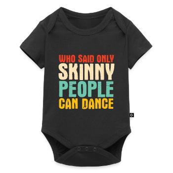 Breakdancing Tanzen für Tänzer - Baby Premium Kurzarmbody - Schwarz - Vorne
