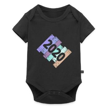 2020 - Baby Premium short-sleeve bodysuit - black - Front