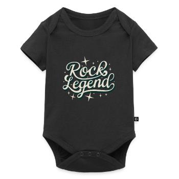 Légende du rock Amateurs de musique rock and roll - Body à manches courtes Premium Bébé - noir - Devant