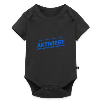 ich wurde aktiviert - Baby Premium Kurzarmbody - Schwarz - Vorne