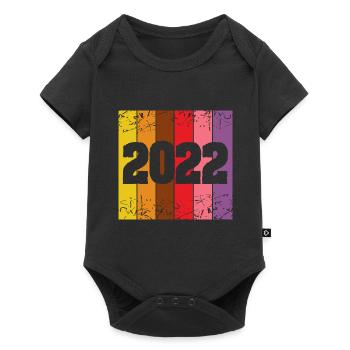 Millésime 2022 - Body à manches courtes Premium Bébé - noir - Devant