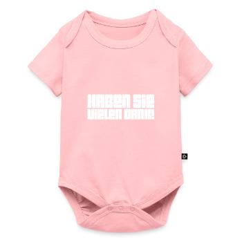 ich möchte Danke sagen - Baby Premium Kurzarmbody - Rosa - Vorne