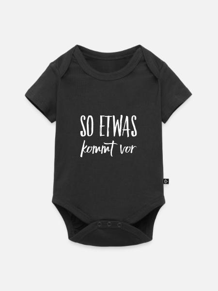 das stört mich nicht - Baby Premium Kurzarmbody - Schwarz