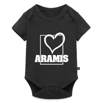 Aramis en femme - Body à manches courtes Premium Bébé - noir - Devant