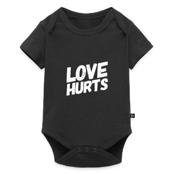 L’amour et la douleur - Body à manches courtes Premium Bébé - noir - Devant