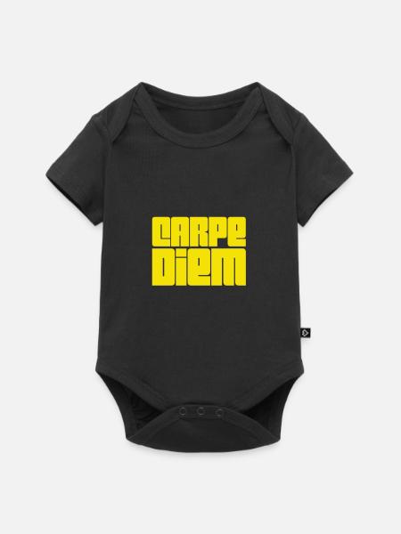 J’adore la journée - Body à manches courtes Premium Bébé - noir