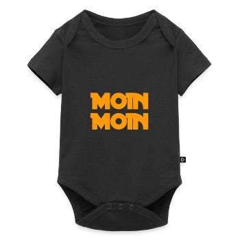 guten Tag - Baby Premium Kurzarmbody - Schwarz - Vorne