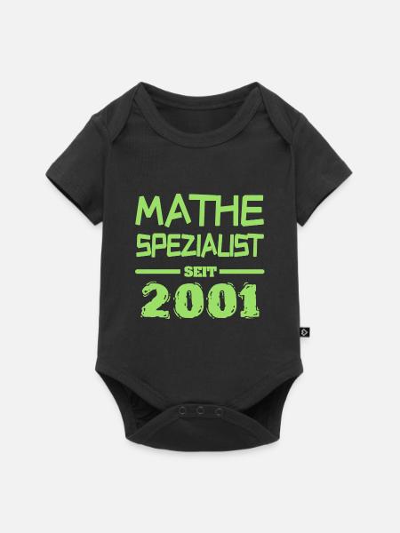 Mathespezialist 2001 - Baby Premium Kurzarmbody - Schwarz