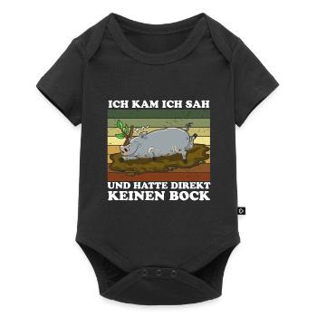 I came, I saw and I didn't feel like it right away - Baby Premium short-sleeve bodysuit - black - Front