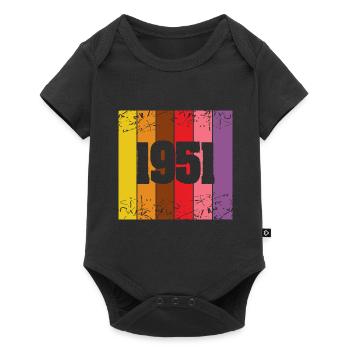 1951 - Baby Premium short-sleeve bodysuit - black - Front