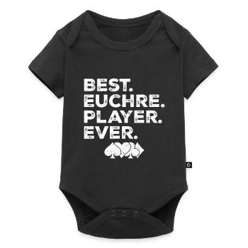 Best Euchre Player Ever - Baby Premium short-sleeve bodysuit - black - Front