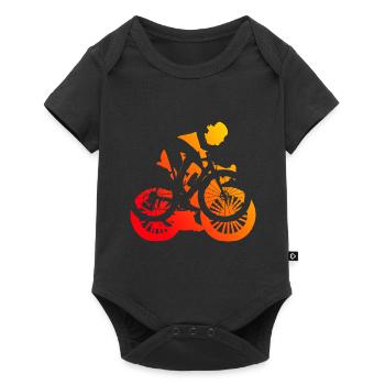 Vélo de route Hommes Vélo de route Femme Cyclisme sur route - Body à manches courtes Premium Bébé - noir - Devant