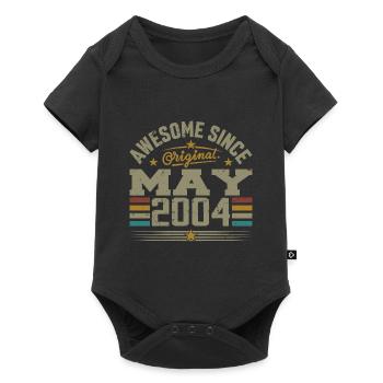 Vintage May 2004 May 2004 Born in May 2004 Original - Baby Premium short-sleeve bodysuit - black - Front